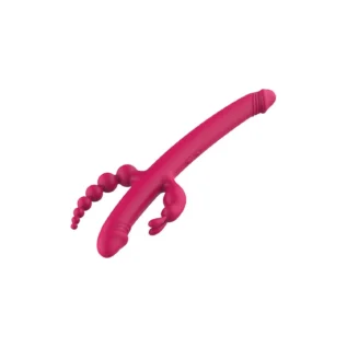 Вібратор із 4 стимулюючими кінцями Dreamtoys Anywhere Pleasure Vibe Essentials, рожевий 9 Вібратор із 4 стимулюючими кінцями Dreamtoys Anywhere Pleasure Vibe Essentials, рожевий - Зображення 3