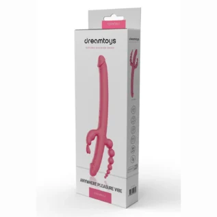 Вібратор із 4 стимулюючими кінцями Dreamtoys Anywhere Pleasure Vibe Essentials, рожевий 11 Вібратор із 4 стимулюючими кінцями Dreamtoys Anywhere Pleasure Vibe Essentials, рожевий - Зображення 5