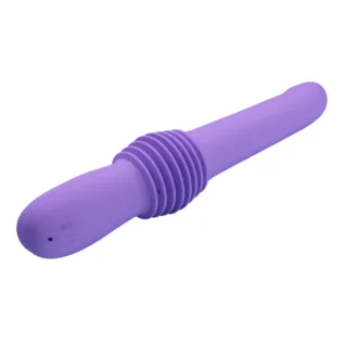 Вібратор з фрикціями Pretty Love Pazuzu Thrusting, фіолетовий, 29.2 х 3.2 см - Зображення 4