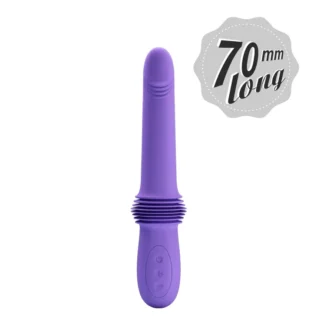 Вібратор з фрикціями Pretty Love Pazuzu Thrusting, фіолетовий, 29.2 х 3.2 см - Зображення 2