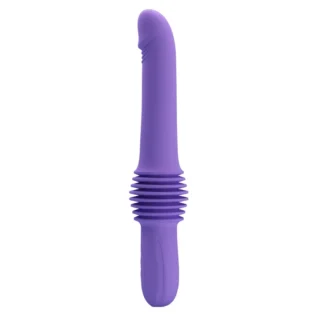 Вібратор з фрикціями Pretty Love Pazuzu Thrusting, фіолетовий, 29.2 х 3.2 см