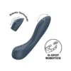 Вібратор з механізмом руху вгору та вниз Satisfyer G-Spot Wave 4 сірий