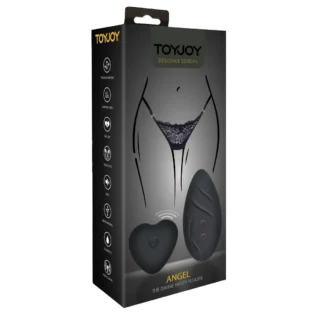Alternative view of Вібратор у трусики з дистанційним пультом управління Toy Joy, трусики в комплекті, чорного кольору