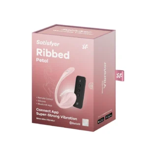 Вібратор в трусики Satisfyer Ribbed Petal з додатком та пультом, рожевий 13 Вібратор в трусики Satisfyer Ribbed Petal з додатком та пультом, рожевий - Зображення 6
