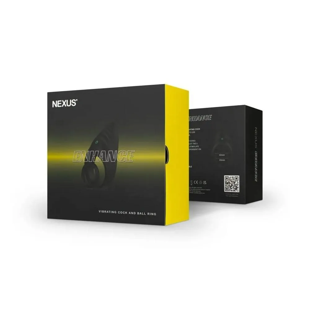 Вібро-ерекційне кільце Nexus Enhance з петлею на мошонку, з рельєфним стимулятором, чорне Штрихкод: 4024144272631 11 Вібро-ерекційне кільце Nexus Enhance з петлею на мошонку, з рельєфним стимулятором, чорне Штрихкод: 4024144272631 - Зображення 9