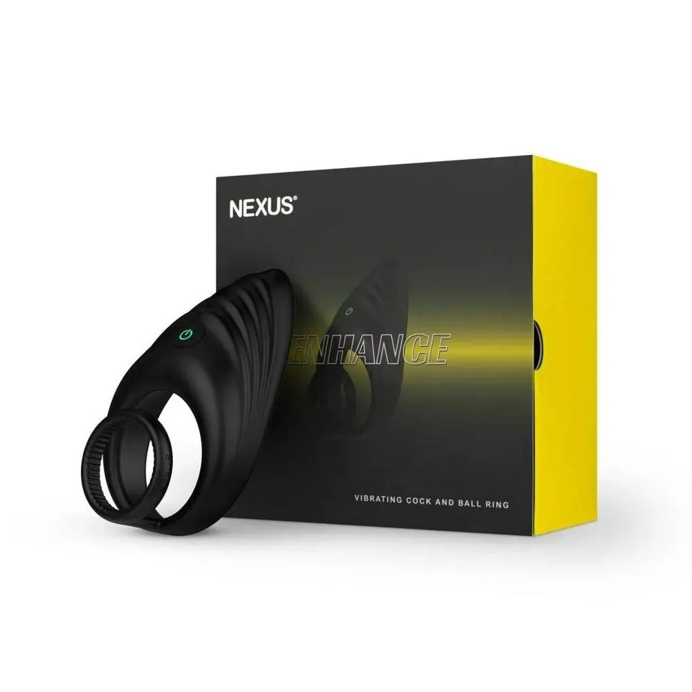 Вібро-ерекційне кільце Nexus Enhance з петлею на мошонку, з рельєфним стимулятором, чорне Штрихкод: 4024144272631 10 Вібро-ерекційне кільце Nexus Enhance з петлею на мошонку, з рельєфним стимулятором, чорне Штрихкод: 4024144272631 - Зображення 8