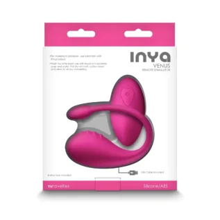 Віброяйце з дистанційним пультом керування NS Novelties Inya Venus, рожевий