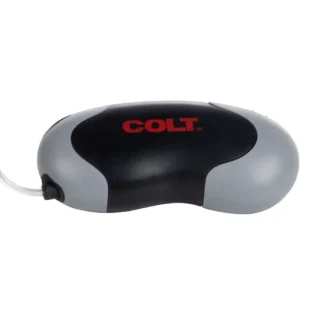 Вібратор-яйце з дротовим пультом COLT Xtreme, сріблястий, 5,7 × 2,5 см - Зображення 5
