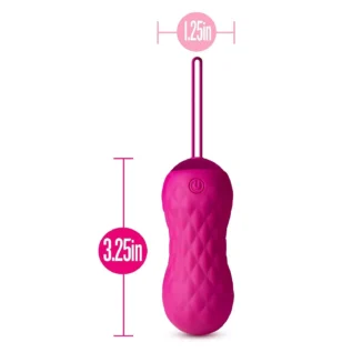 Alternative view of Віброяйце, кероване за допомогою пульта Blush Lush Carina, рожевий