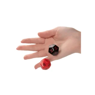 Гральні секс-кубики для пари CalExotic Roll Play-Naughty Dice Set, червоно-чорні 12 Гральні секс-кубики для пари CalExotic Roll Play-Naughty Dice Set, червоно-чорні - Зображення 5